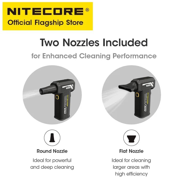 מאוורר נייד חשמלי נייד NITECORE CW20 לצילום כיס רב-תכליתי עבור קנון סוני קמפינג וידאו קצר - תמונה 4