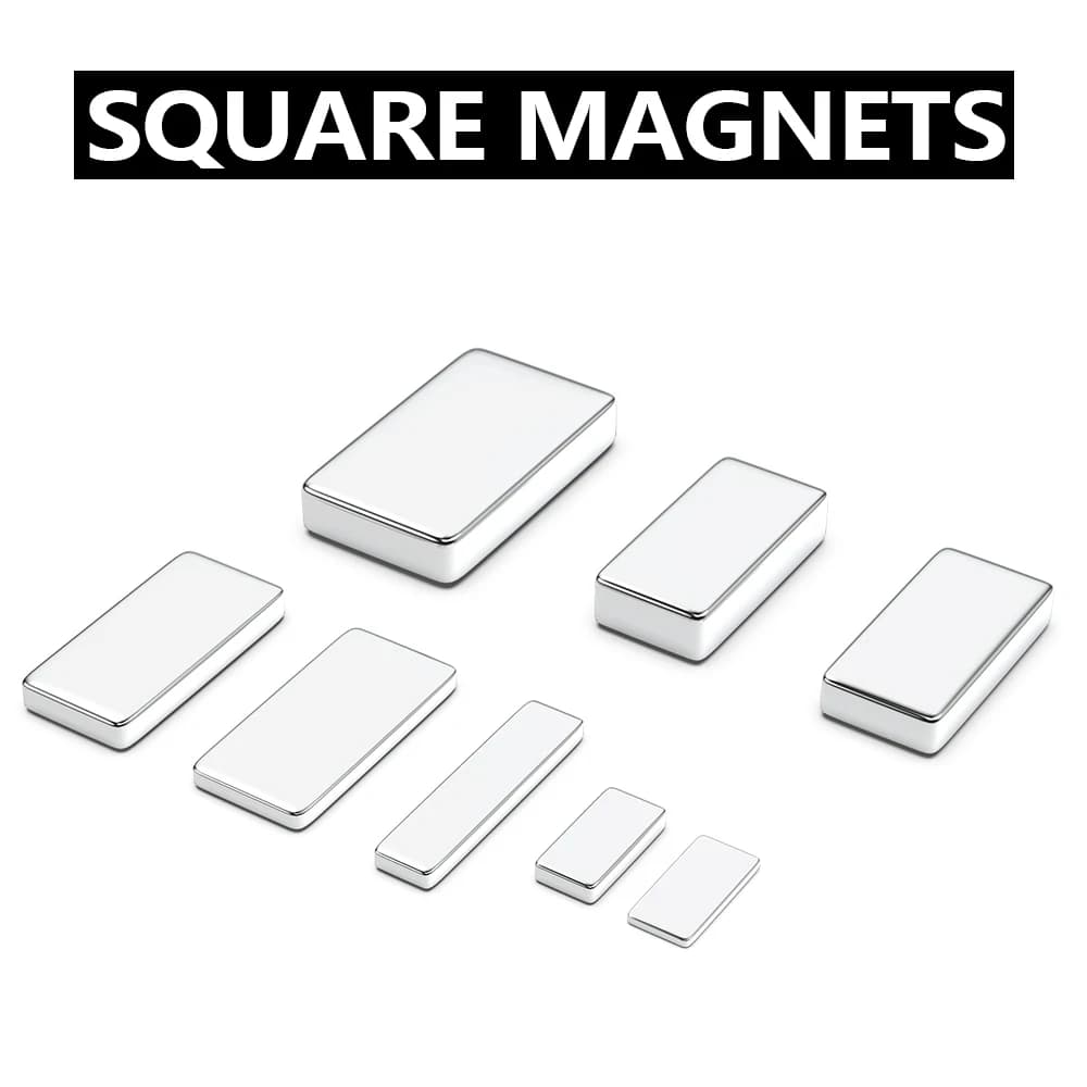 20x10x2 20x10x3mm בלוק מגנט ניאודימיום חזק במיוחד מגנטים חזקים במיוחד N35 NdfeB מגנט מגנטי קבוע למקרר - תמונה 4