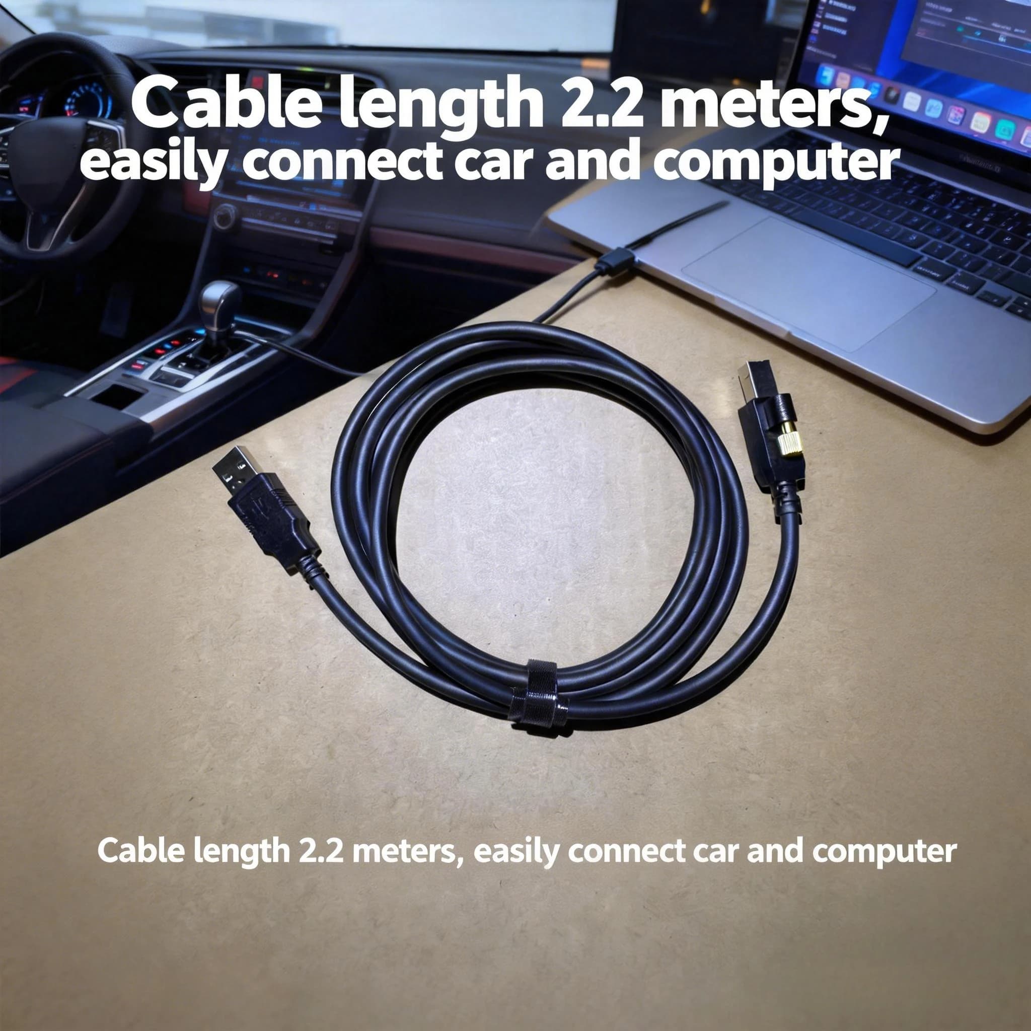 ממשק VCDS VAGCOM VCDSCAN HEX V2 גרסה 26.3 לשנת 2026 עבור פולקסווגן, אאודי, סקודה וסיאט, כלי אבחון רכב רב-לשוניים של Autocom - תמונה 4