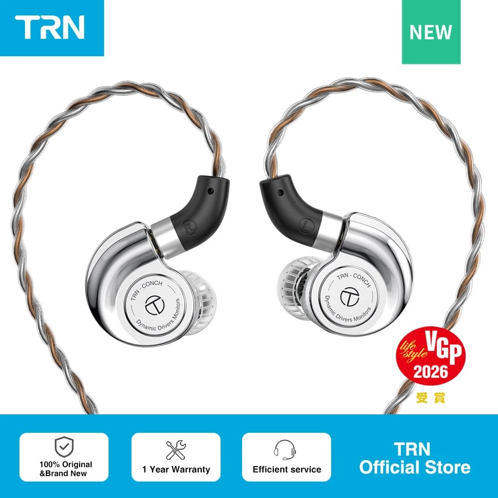 אוזניות TRN Conch בעלות ביצועים גבוהים, דיאפרגמה דינמית מצופה DLC, מוניטורים תוך-אוזניים עם פילטרים לכוונון, מתאימות לשיאומי