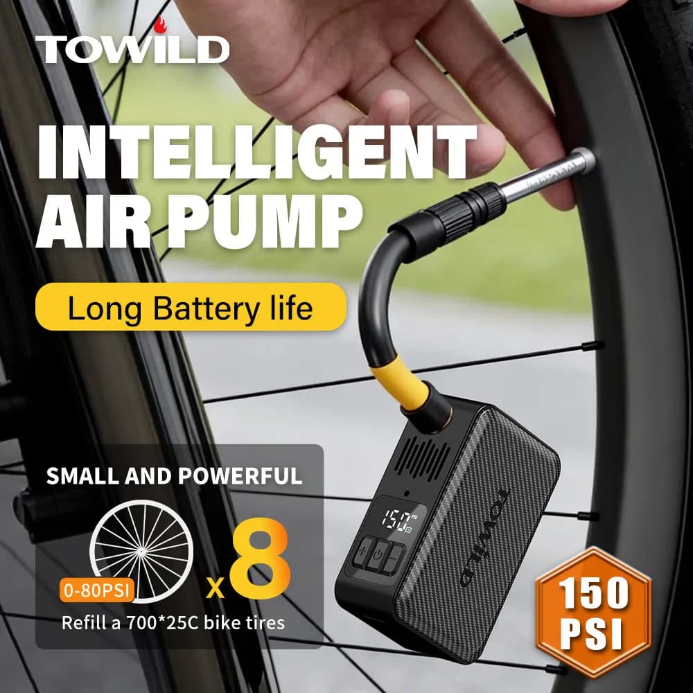 משאבת אוויר אינטליגנטית לאופניים TOWILD A15