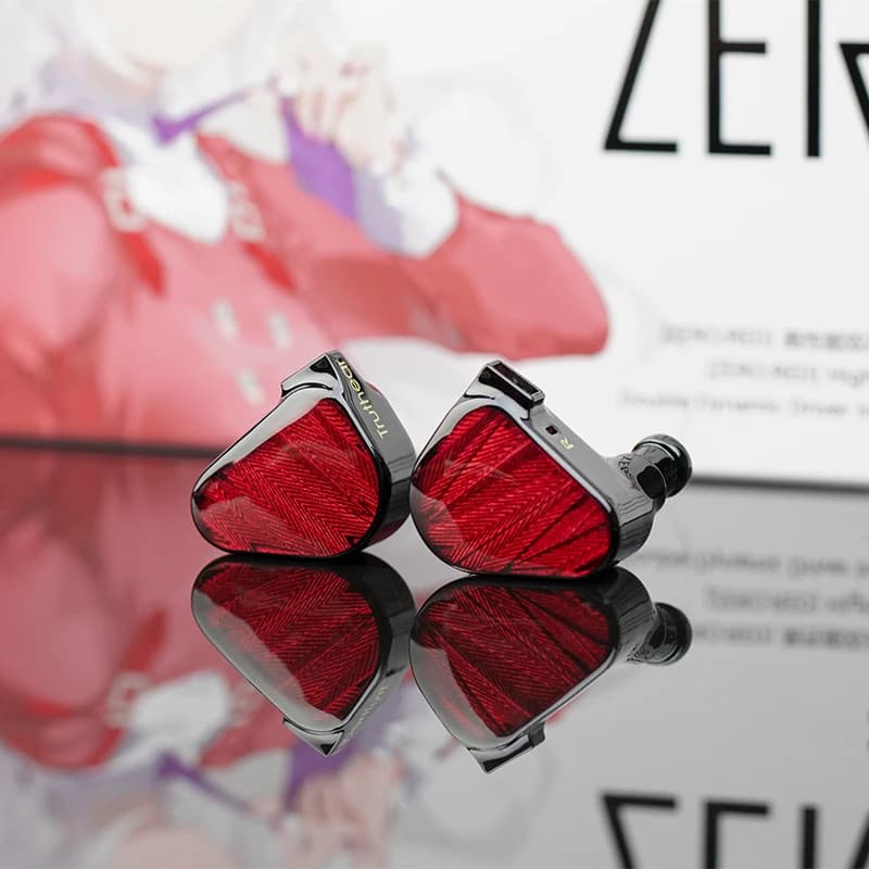 אוזניות TRUTHEAR x Crinacle ZERO:RED עם דרייברים דינמיים כפולים באוזן עם כבל 0.78 2Pin - תמונה 6