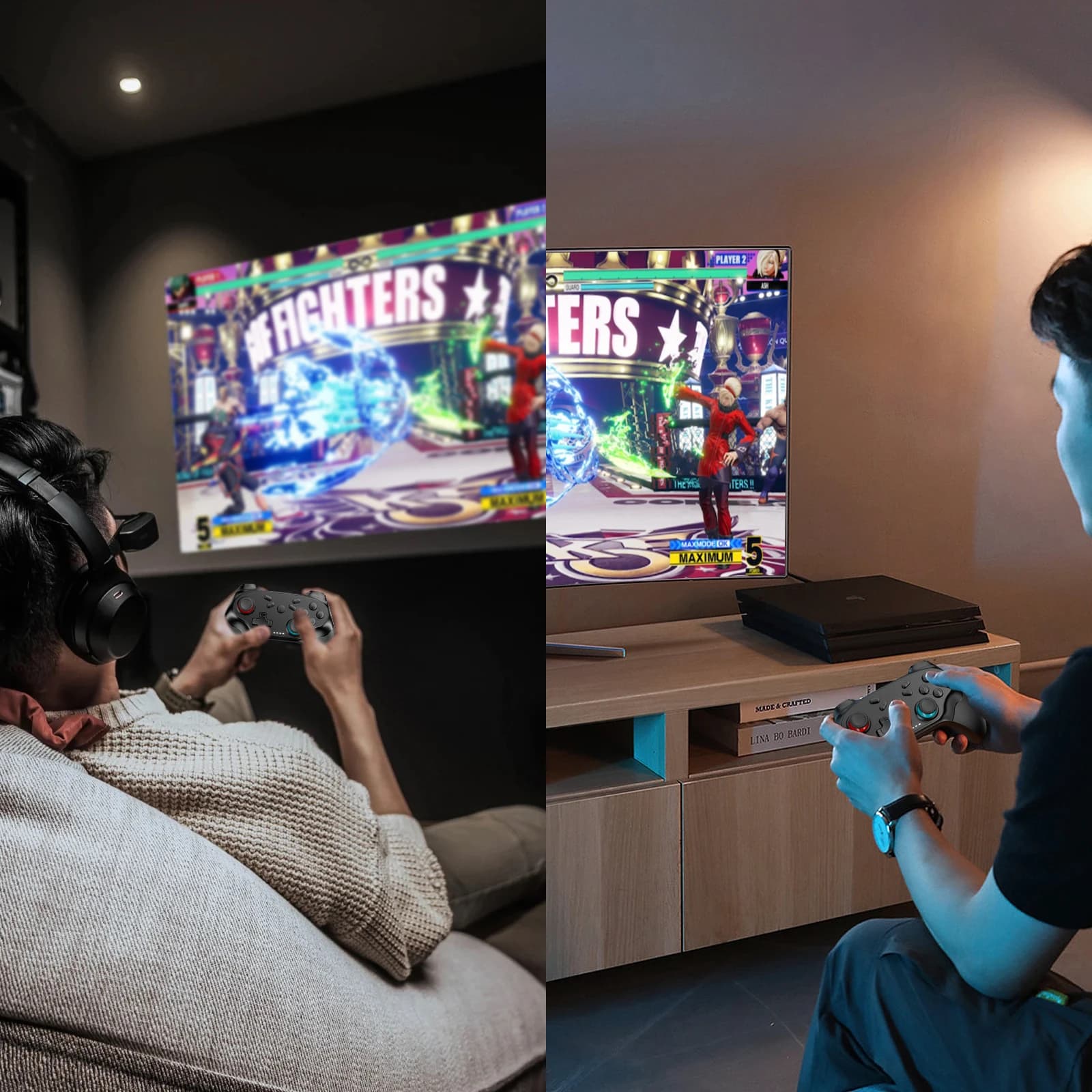 Gamepads עבור Switch/Ios/Android בקר אלחוטי Bluetooth טורבו בקר משחק שליטה ברטון קונסולה אביזרים - תמונה 6