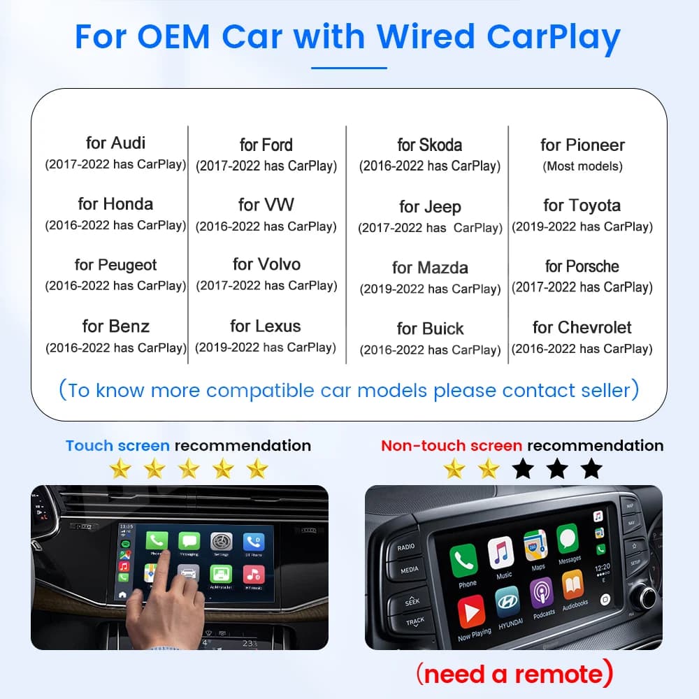 CarlinKit CarPlay Ai Box Android 13 SM6225 8 ליבות 8G+128G תיבת טלוויזיה חכמה Android CarPlay אלחוטית Android Auto תומך 512GB TF - תמונה 5