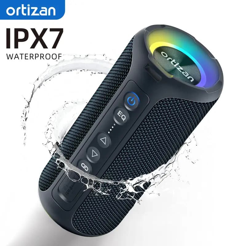 רמקול בלוטות' נייד עמיד במים Ortizan X8 Pro — 40W, תאורת RGB, סוללת 6600mAh - תמונה 2
