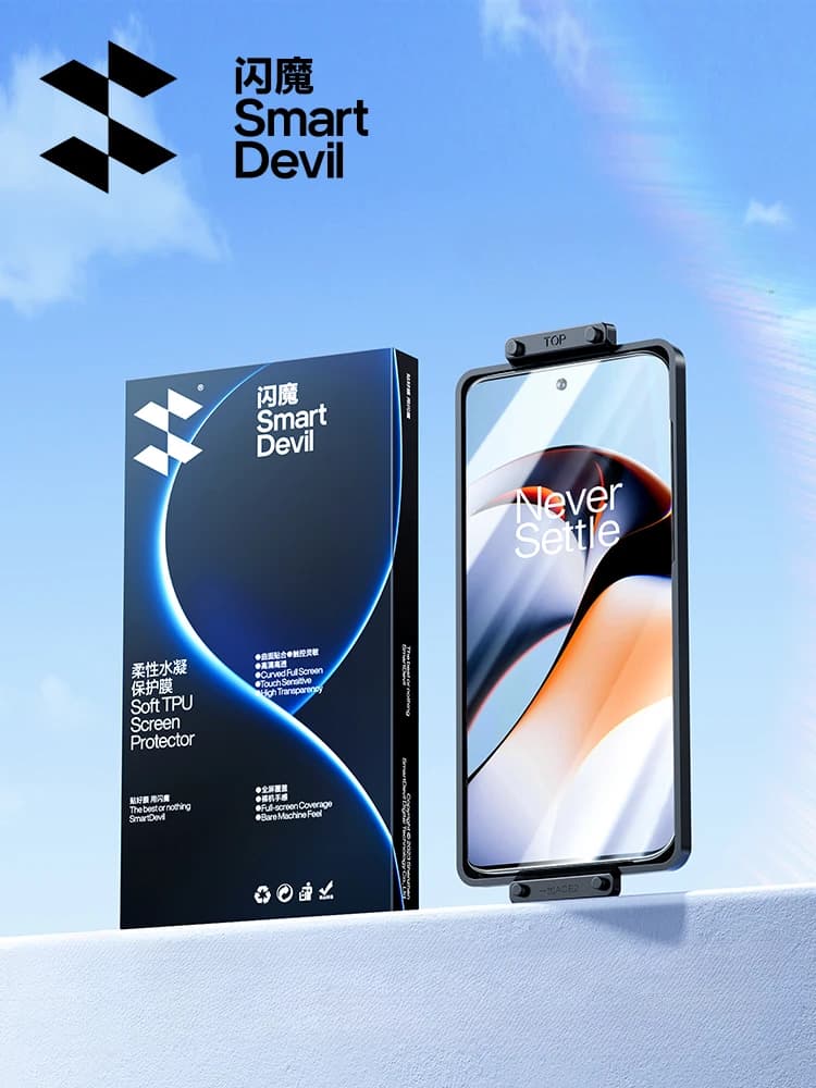 מגן מסך SmartDevil עבור OnePlus 13 12 11 ACE5 סרט הגנה רך עבור OnePlus10 9 כיסוי מלא Full Glue HD Hydrogel Film