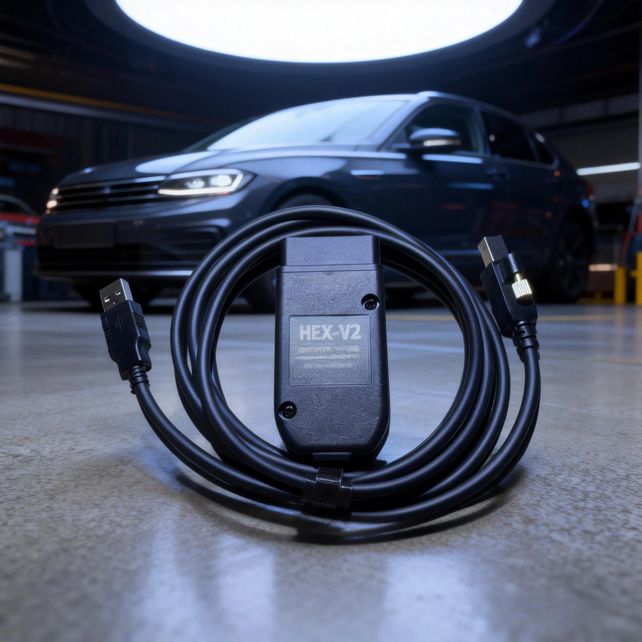 ממשק VCDS VAGCOM VCDSCAN HEX V2 גרסה 26.3 לשנת 2026 עבור פולקסווגן, אאודי, סקודה וסיאט, כלי אבחון רכב רב-לשוניים של Autocom - תמונה 3