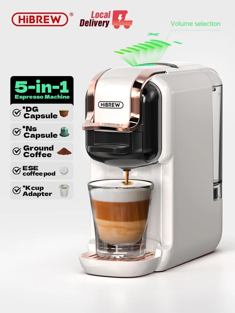 מכונת קפה 5 ב-1 Hibrew