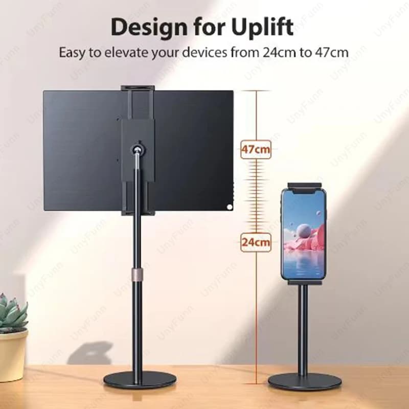 תושבת מסך ניידת Cdisplay עם גובה מתכוונן למסך שולחן עבור טלפון וטאבלט בגודל 4.7-17.3 אינץ' - תמונה 5