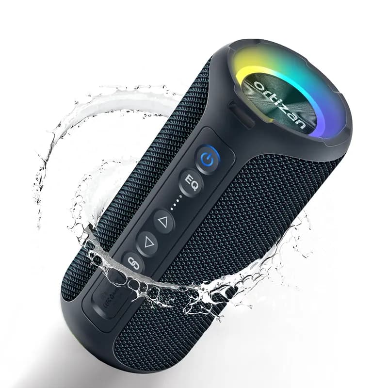 רמקול בלוטות' נייד Ortizan X8 Pro — 40W בס עוצמתי, עמיד במים IPX7, תאורת RGB ו-30 שעות נגינה - תמונה 1