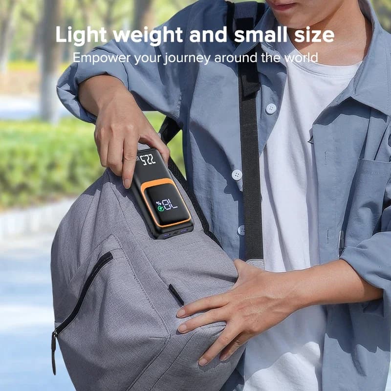 QOOVI 20000mAh סוללת גיבוי חיצונית עם קיבולת סוללה גדולה PD 22.5W טעינה מהירה מטען נייד עבור Samsung iPhone Xiaomi - תמונה 3