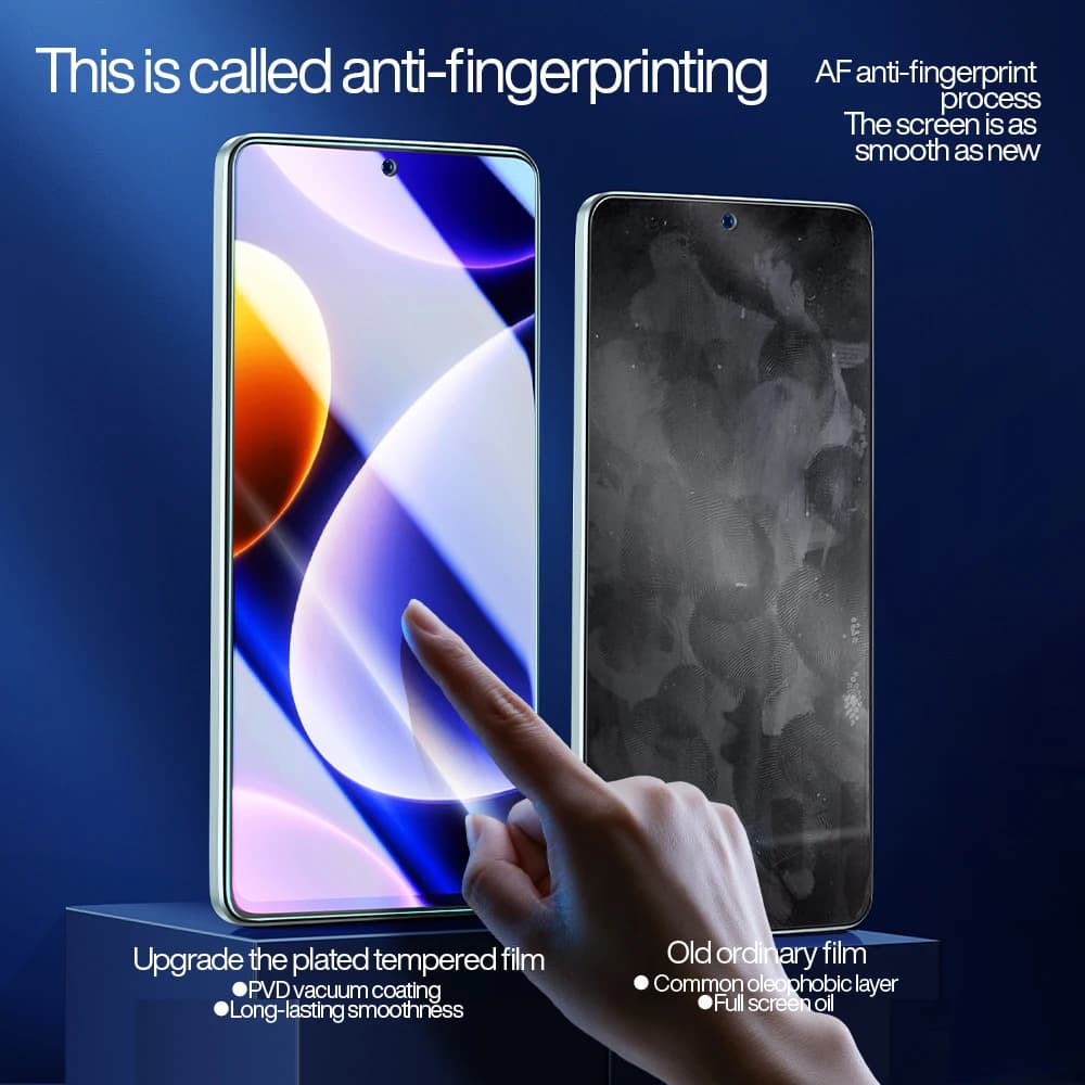 מגן מסך SmartDevil 2 יחידות עבור Xiaomi POCO F8 Ultra F7 X7 Pro F6 F5 Pro זכוכית מחוסמת עבור POCO M4 Pro 5G HD Anti Blue Ray - תמונה 3