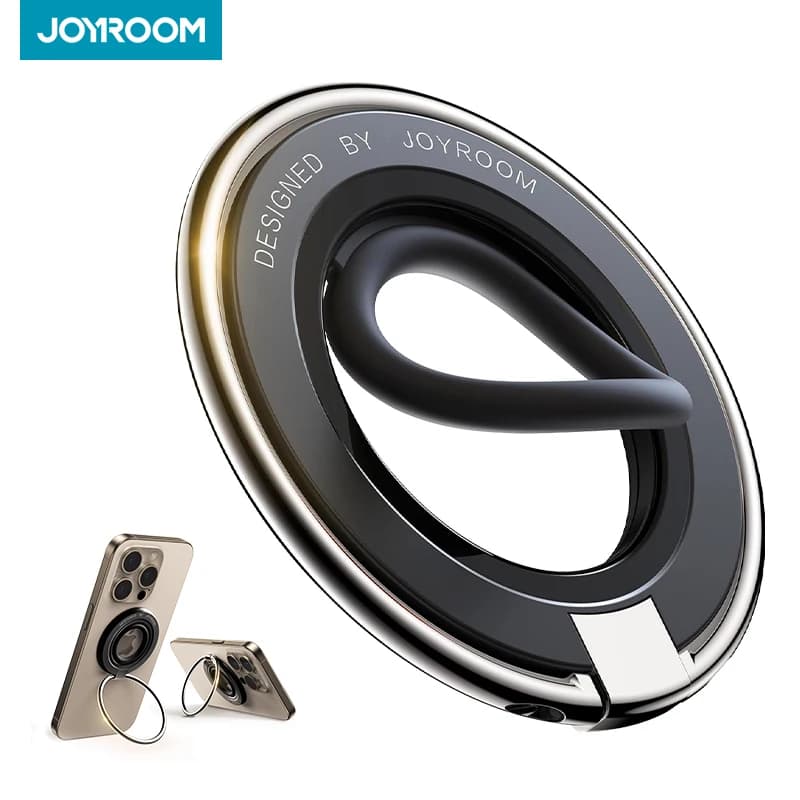 JOYROOM טבעת סיליקון עמידה עבור Magsafe מחזיק טלפון Kickstand מחזיק טלפון מגנטי עבור טלפונים בגודל 4.7-7.0 אינץ'