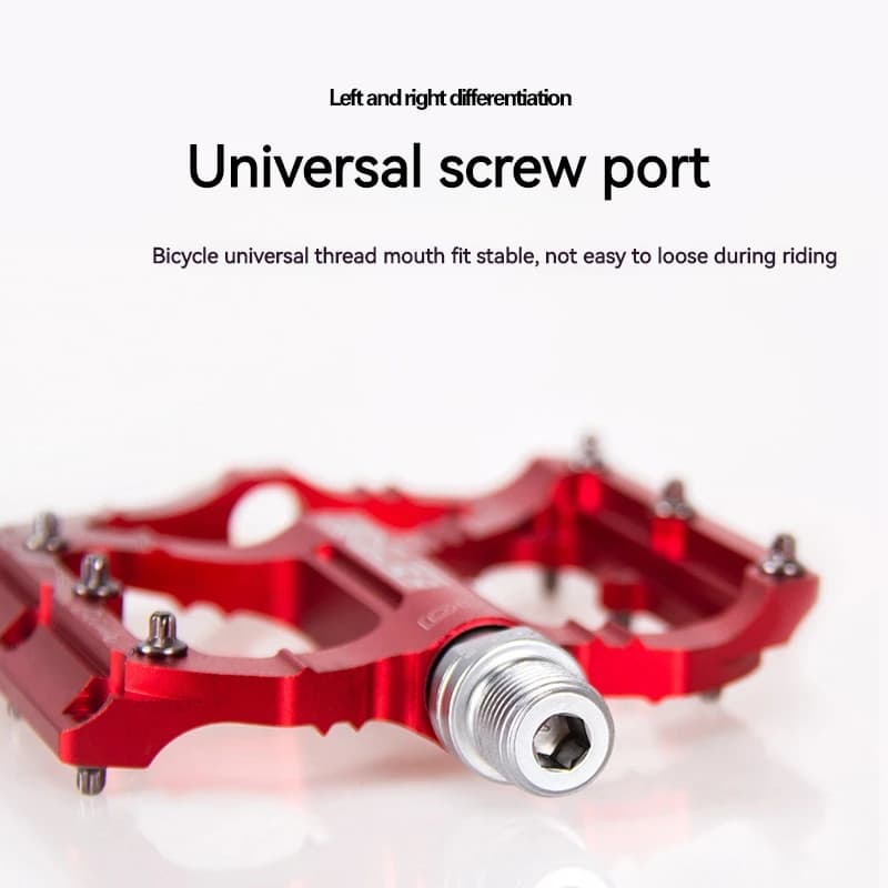 אביזרי פדלים לאופניים ENLEE Bicycle Pedal One-Piece CNC Aluminum Alloy Ultralight Seal Du Bearing BMX Mtb - תמונה 2