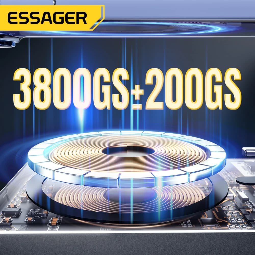סוללת גיבוי אלחוטית דקה Essager Magnetic 20W 5000mAh ניידת לטעינה מהירה חיצונית עבור Magsafe עבור iPhone 17 16 15 14 - תמונה 4