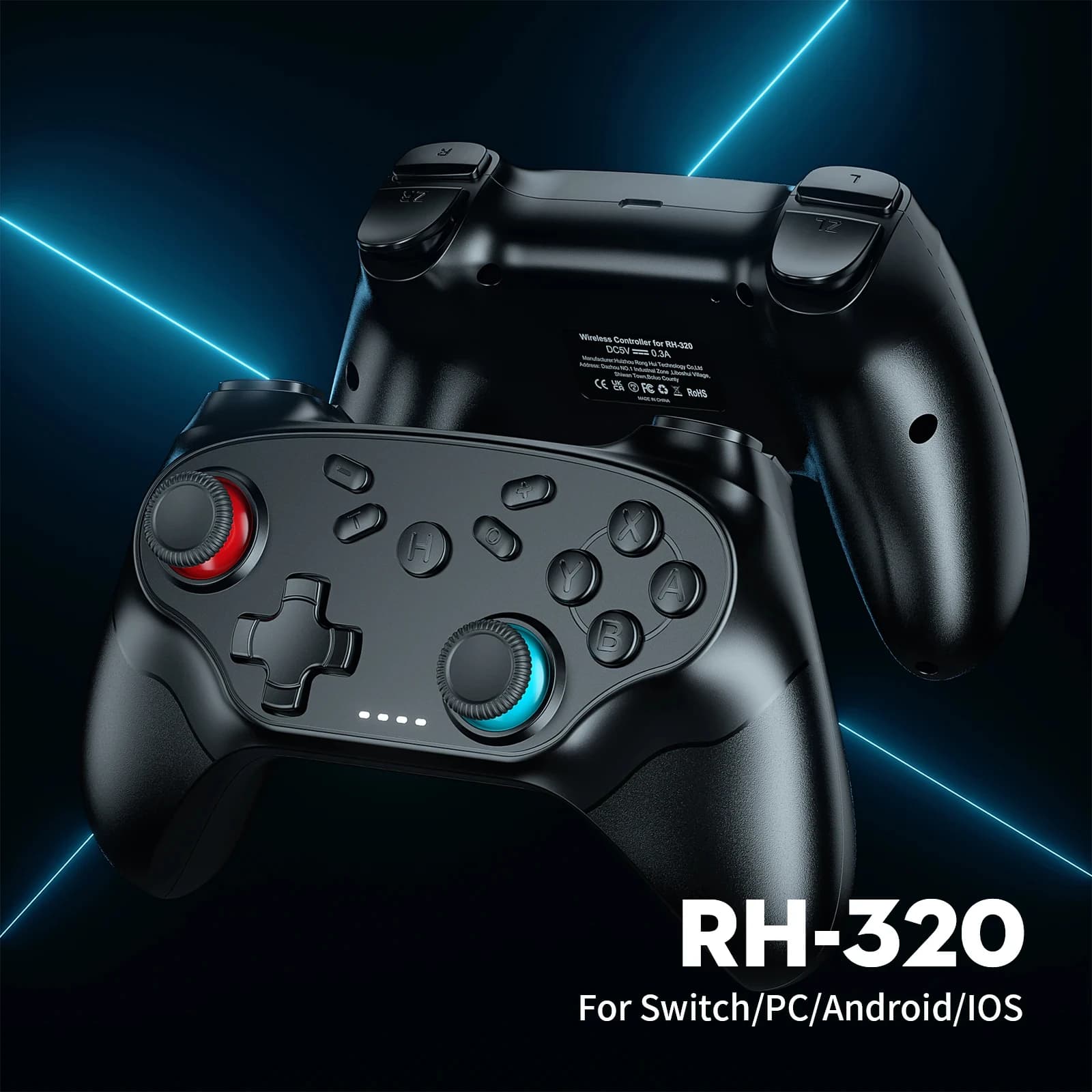 Gamepads עבור Switch/Ios/Android בקר אלחוטי Bluetooth טורבו בקר משחק שליטה ברטון קונסולה אביזרים - תמונה 2