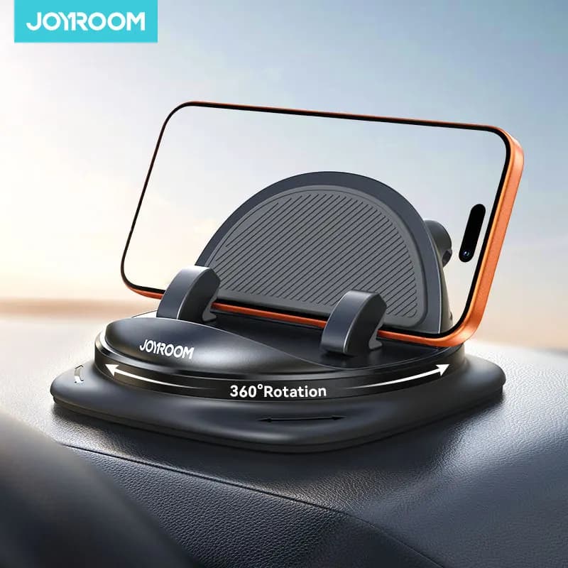 תושבת טלפון לרכב Joyroom Universal Dashboard משודרגת וניתנת לשימוש מחדש מסיליקון לטלפון ברכב עם משטח אנטי-החלקה