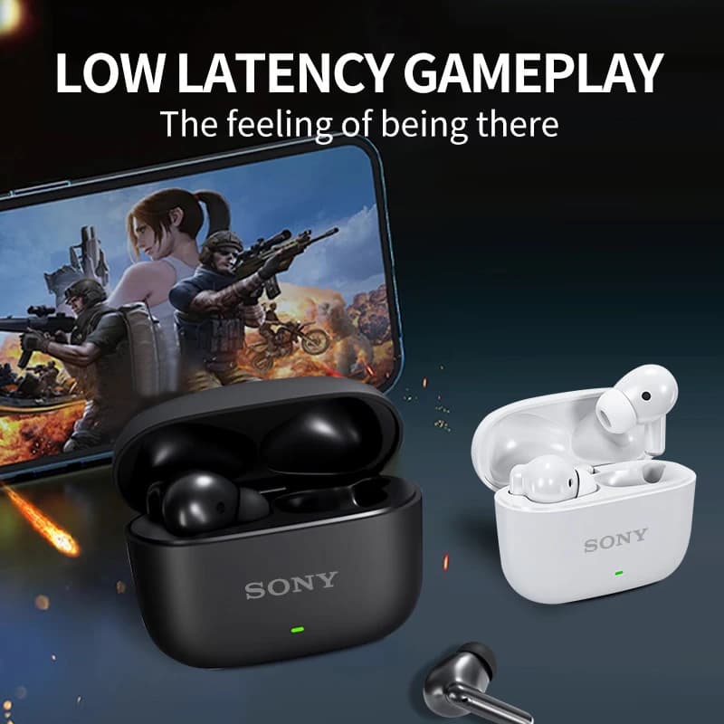 אוזניות אלחוטיות Sony S300 המקוריות עם Bluetooth, אוזניות True Stereo Sport Game TWS Earbuds באוזן עם מיקרופון מגע - תמונה 4