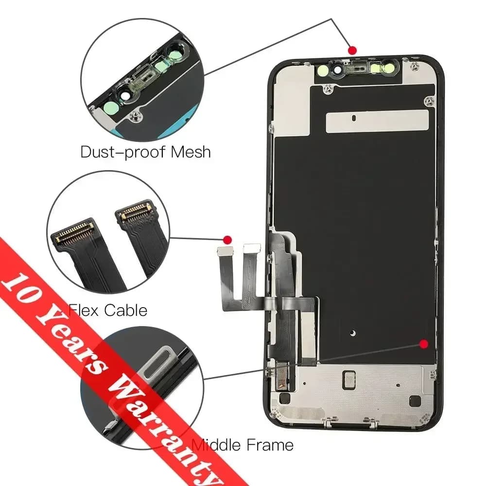 מסך איכותי INCELL LCD OLED של PINZHENG עבור iPhone 14 Pro 15 Plus 13 Pro Max תצוגות להחלפת iPhone עם כלי - תמונה 4