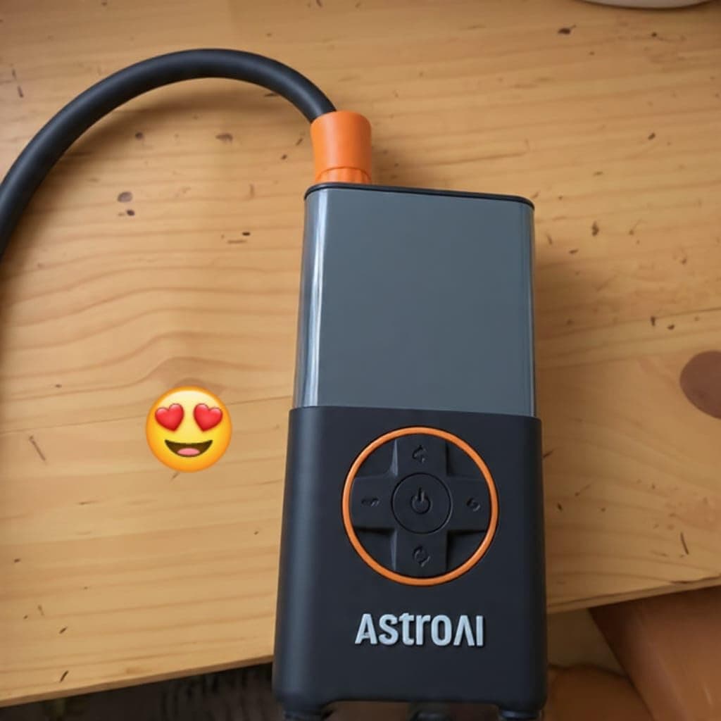 מדחס אוויר נייד נטען 150PSI — מנפח צמיג ברכב, אופניים וכדור בדקה, מסך דיגיטלי ועצירה אוטומטית - תמונה 5