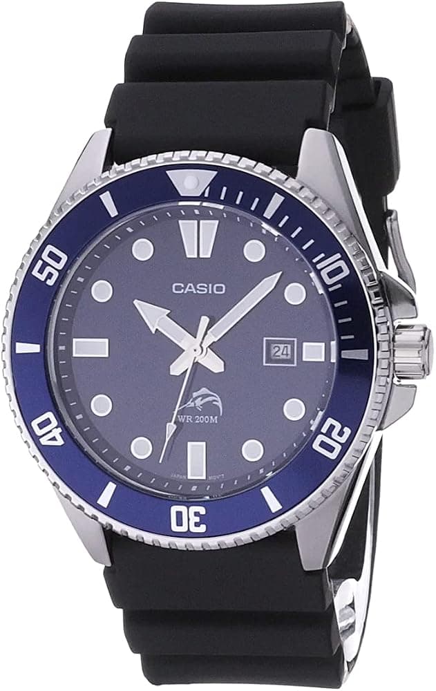 שעון צלילה לגבר Casio Duro MDV-106 — עמיד במים 200 מטר, פלדת אל־חלד - תמונה 1