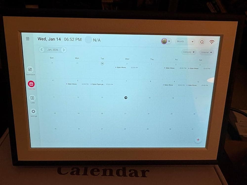 📅 לוח משפחה דיגיטלי חכם 10.1 אינץ' — מסך מגע שמסנכרן את כל היומנים + מסגרת תמונות לבית, ב-₪181 (במקום ₪423, -57%) - תמונה 4